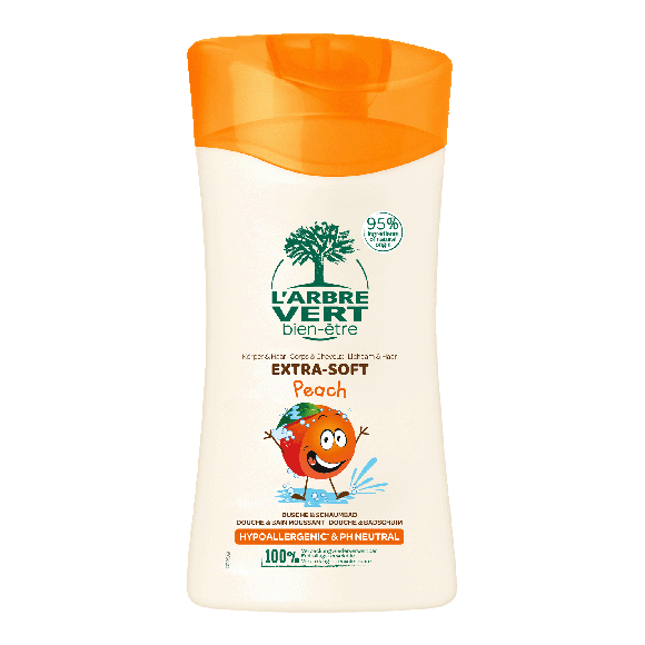 Öko Shampoo & Dusche Kinder Pfirsich 250ml