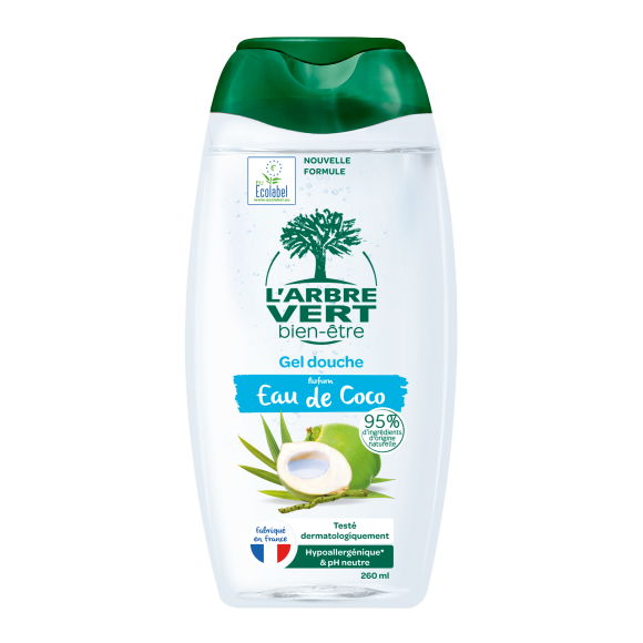 Ökologisches Duschgel Kokoswasser 260ml