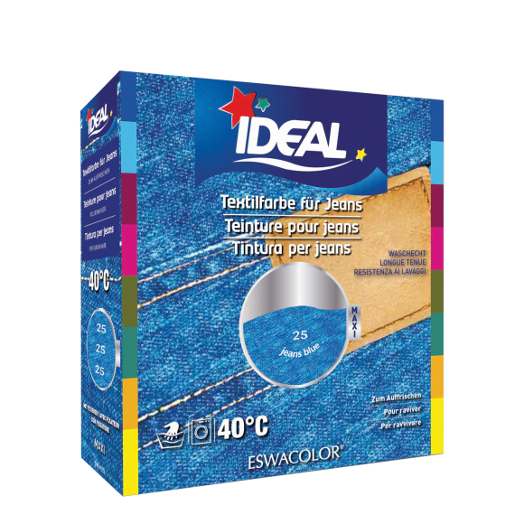 Textilfarbe BLAU für Jeans Maxi 25