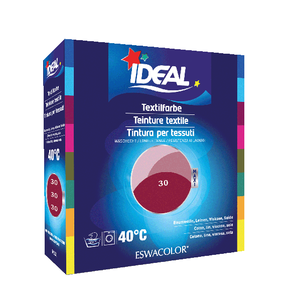 Textilfarbe CASSIS für Baumwolle, Leinen, Viskose, Seide 30