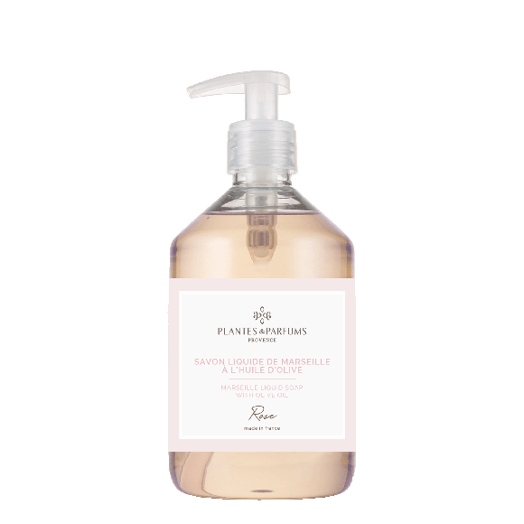 Flüssige Marseilleseife mit Rosenduft 500ml
