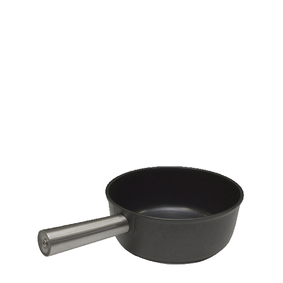 Fondue-Caquelon Alu schwarz ø21 cm