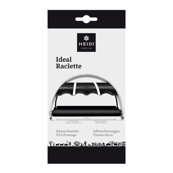 Ideal Raclette Käseschneider schwarz