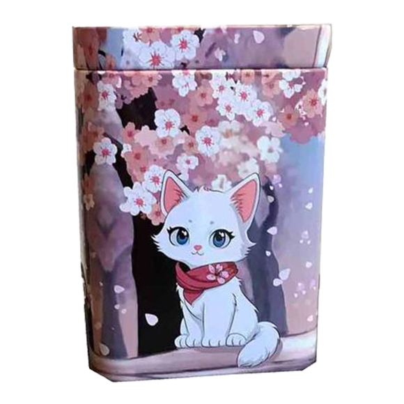 Weisse Katzen-Dose 100g