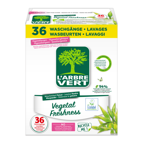 Öko Waschmittel Pulver Vegetal Freshness 1.8kg