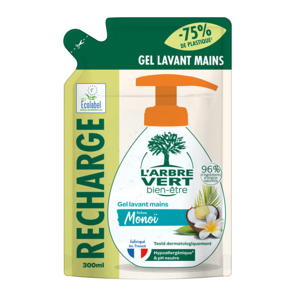 Ökologische Handseife Monoï 300ml Refill