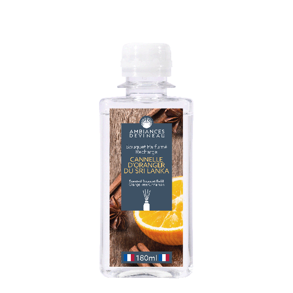 Recharge Bouquet parfumé Cannelle d'Oranger du Sri Lanka 180ml