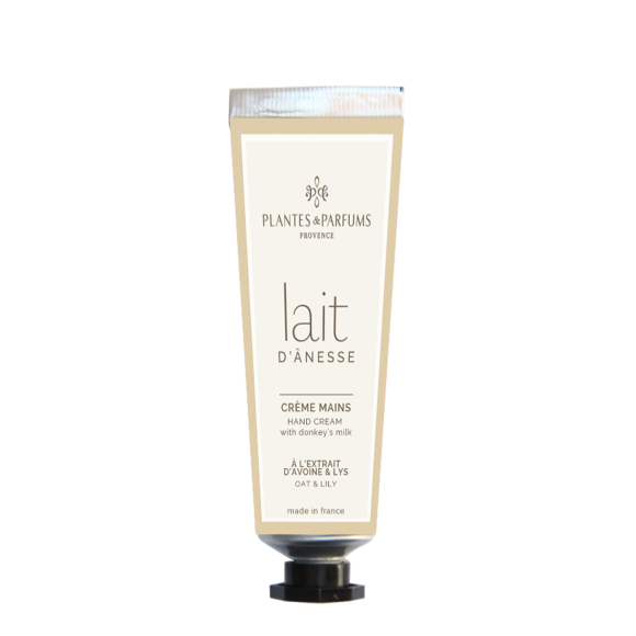 Crème mains Lait d'Ânesse Extraits Avoine & Lys 30ml
