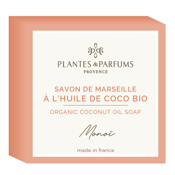 Savon de Marseille à l'huile de Coco 100g Monoï des Iles