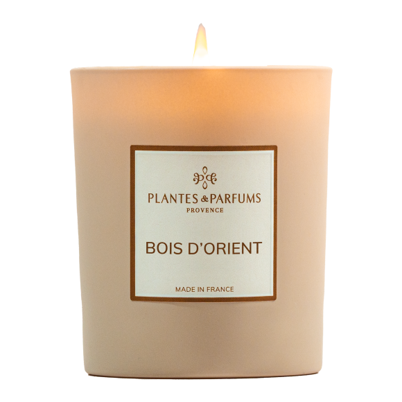 Bougie parfumée végétale - parfums Boisés & Épices