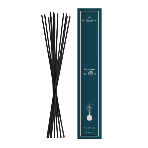Bâtonnets noirs pour diffusion 35cm