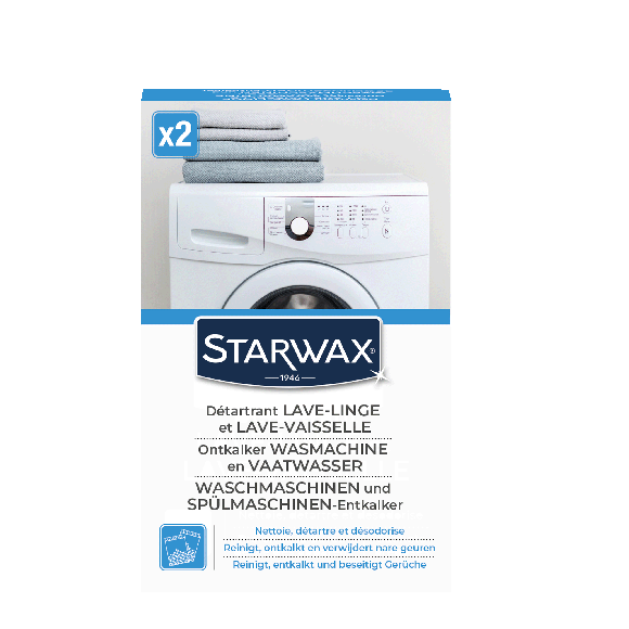 Nettoyant détartrant lave-linge & lave-vaisselle 2x75g  