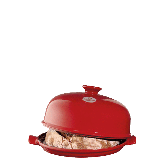 Cloche à pain rouge
