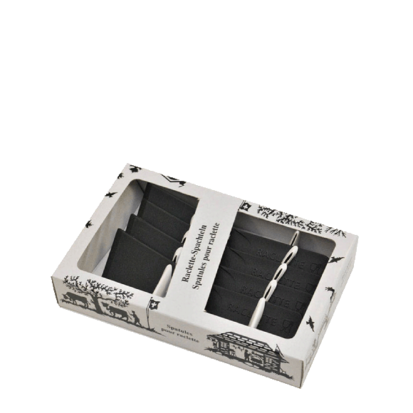 Set de 4 spatules pour la raclette