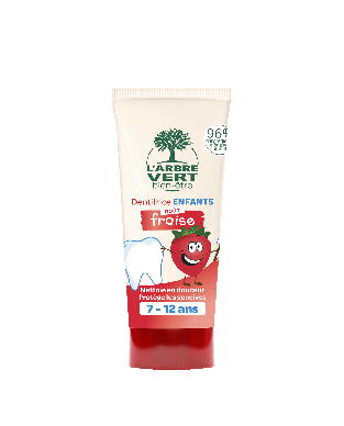 Ökologische Zahnpasta Kinder mit Erdbeergeschmack 50ml