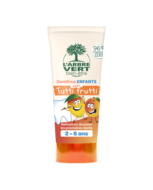 Ökologische Zahnpasta Kinder mit Tutti Frutti Geschmack 50ml