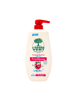 Ökologisches Shampoo & Duschgel Kinder Himbeere 720ml