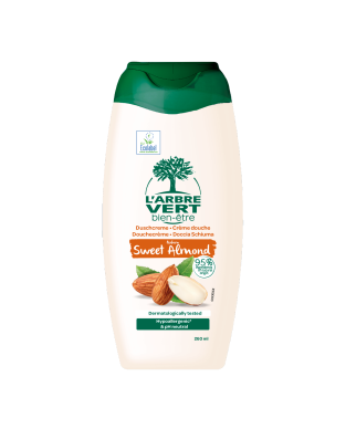 Cr&egrave;me douche &eacute;cologique parfum Sweet Almond 260ml