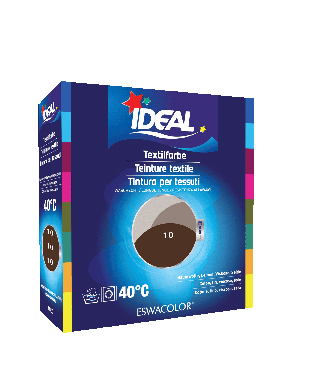 Teinture textile CHOCOLAT pour coton, lin, viscose, soie 10