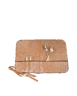 Silver Guard 12 Coffe Spoons Anlaufschutz-Tasche für Kaffeelöffel aus Silber