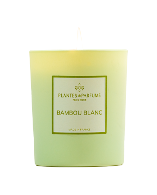 Bougie parfum&eacute;e v&eacute;g&eacute;tale - Ingr&eacute;dients naturels