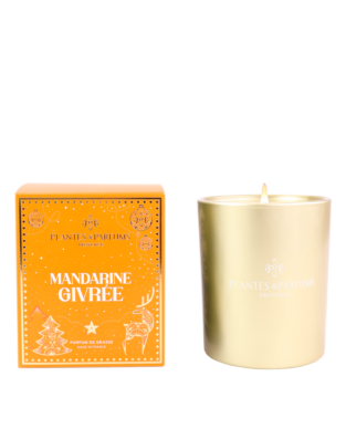 Bougie parfum&eacute;e Mandarine Givr&eacute;e 180g