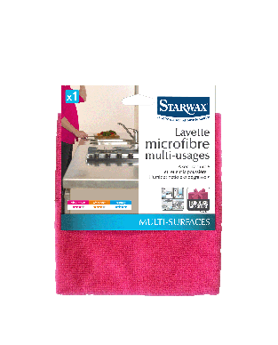 Lavette microfibre multi-usages