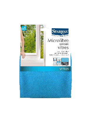 Microfibre pour vitres et miroirs
