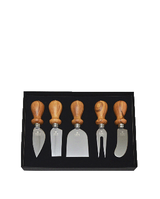 Set 5 couteaux à fromage en boite cadeau