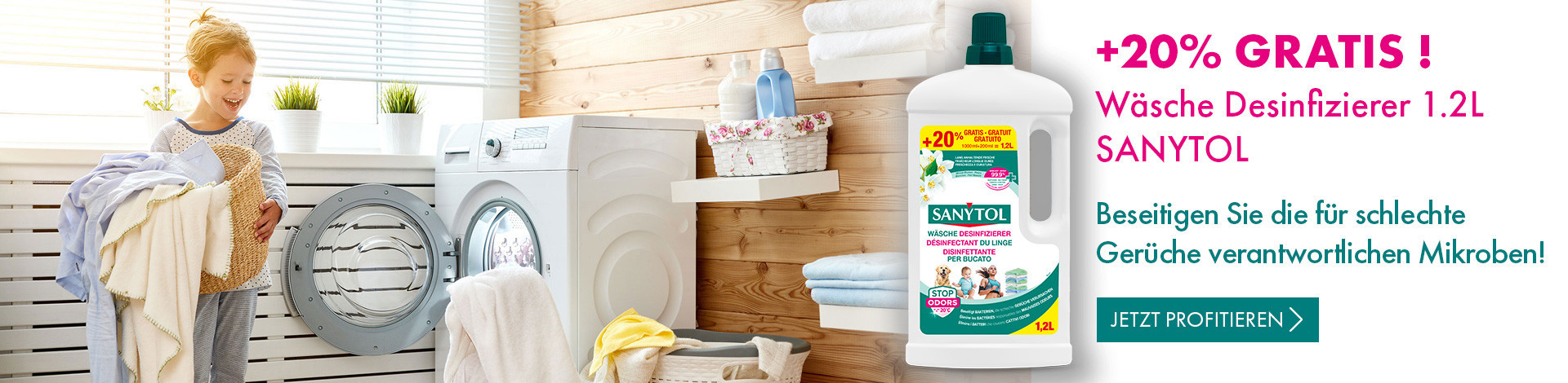All4home.ch - SANYTOL Wäsche Desinfizierer 1.2l (+20% gratis)