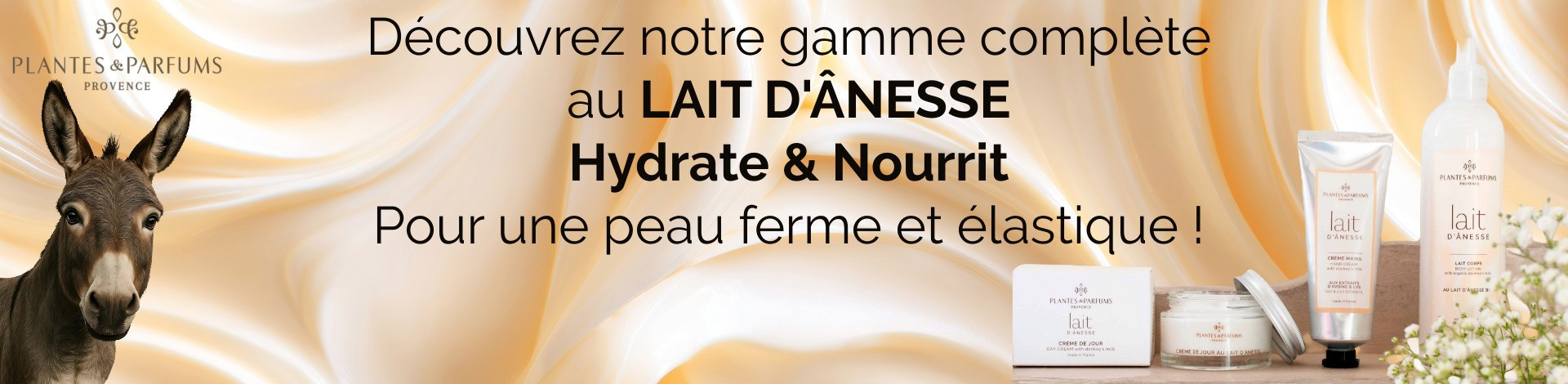 All4home.ch - Lait d'ânesse : hydrate et nourrit !