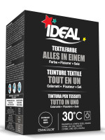 Coton, viscose et soie. Teinture textile «Tout en un» pour 200g à 600g de  tissu