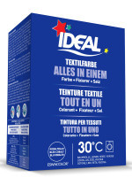 Teinture textile BLEU COBALT Tout en 1 230g | IDEAL / ESWACOLOR