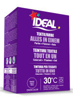 Teinture textile VIOLET Tout en 1 230g | IDEAL / ESWACOLOR