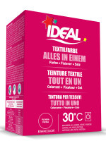 Teinture Textile Noir 230g Vêtement Tissus Poudre avec fixateur