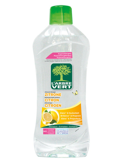Nettoyant écologique multi-usages Citron 1L | L'ARBRE VERT