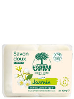 Ökologische Handseife mit Jasmin Extrakten 2x100g | L'ARBRE VERT