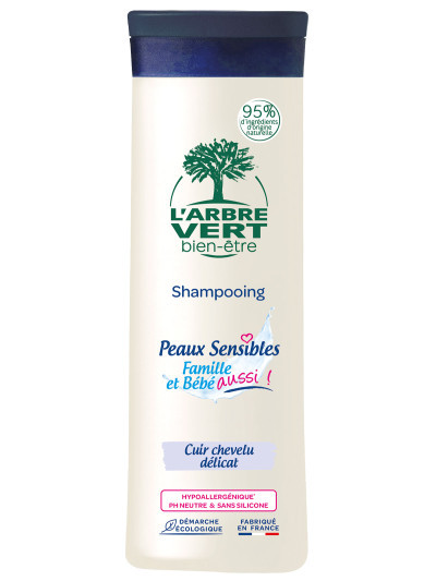 Ökologisches Shampoo Empfindliche Haut 250ml | L'ARBRE VERT