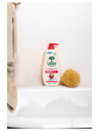 Ökologisches Shampoo & Duschgel Kinder Himbeere 720ml | L'ARBRE VERT