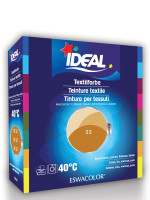 Textilfarbe GOLD für Baumwolle, Leinen, Viskose, Seide Maxi 22 | IDEAL / ESWACOLOR