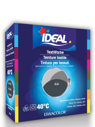 Teinture textile ARDOISE pour coton, lin, viscose, soie Maxi 66 | IDEAL / ESWACOLOR