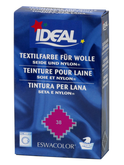 Textilfarbe FUCHSIA für Wolle, Seide und Nylon 38 | IDEAL / ESWACOLOR