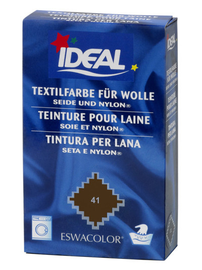 Teinture textile CAFÉ pour laine, soie et nylon 41 | IDEAL / ESWACOLOR