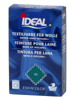 Textilfarbe DUNKELGRÜN für Wolle, Seide und Nylon 42 | IDEAL / ESWACOLOR