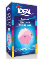 Textilfarbe ROSA für Baumwolle, Leinen, Viskose, Seide Mini 31 | IDEAL / ESWACOLOR