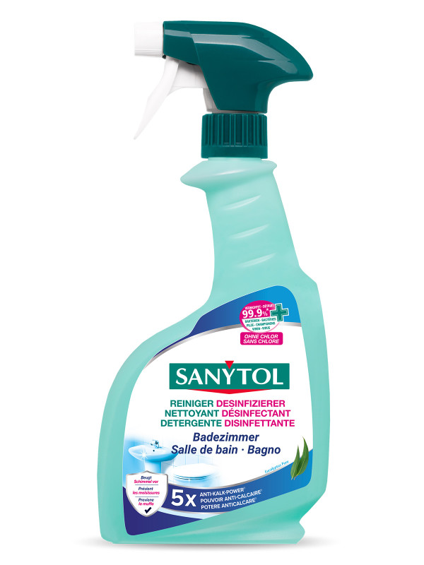 Nettoyant Désinfectant salle de bains 500ml, Sanytol