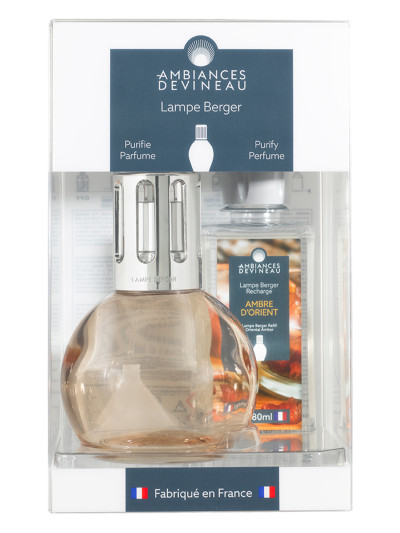 Coffret Lampe Bingo Nude & parfum Ambre d'Orient | AMBIANCES DEVINEAU