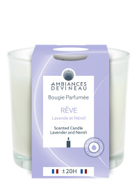 Bougie parfumé 20h Rêve (Lavande & Néroli) | AMBIANCES DEVINEAU