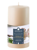 Bougie parfumée cylindrique Beige 60h Vanille de Madagascar | AMBIANCES DEVINEAU