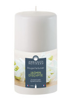 Bougie parfumée cylindrique Blanc Cassé 60h Jasmin d'Egypte | AMBIANCES DEVINEAU